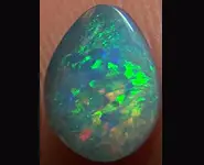 SOLID BLACK OPAL 0.75 CT AUSTRALIA