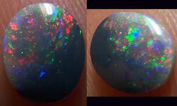 SOLID OPALE NOIRE 0.65 CT AUSTRALIE