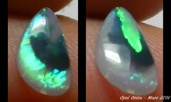 PIERRE OPALE CRISTAL 0.70 CT AUSTRALIE