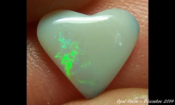 HEART OPAL 0.85 CT AUSTRALIA L. RIDGE