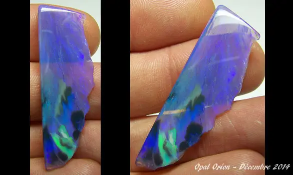 OPALE NOIRE CRISTAL 14.90 CT AUSTRALIE