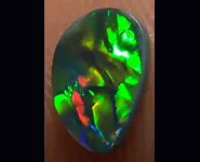 SOLID BLACK OPAL 0.35 CT AUSTRALIA