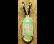 SILVER 925 PENDANT & WELO OPAL