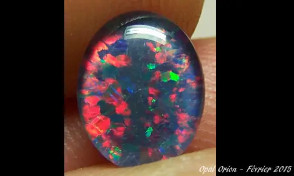 OVAL OPAL TRIPLET 10x8mm AUSTRALIA