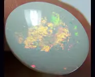 SOLID BLACK OPAL 6.65 CT AUSTRALIA