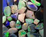 ROUGH BLACK OPAL 174 CT L.RIDGE