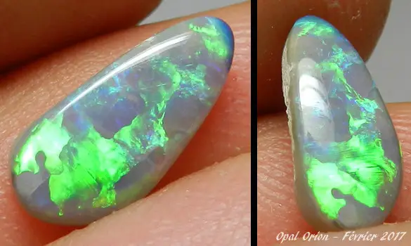 PIERRE OPALE NOIRE 1.20 CT AUSTRALIE