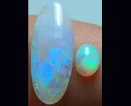 2 CRYSTAL OPALS 2.25 CT AUSTRALIA