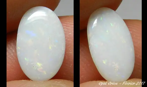 WHITE OPAL 1.20 CT AUSTRALIA L. RIDGE