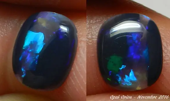 BLACK OPAL CRYSTAL 0.85 CT AUSTRALIA