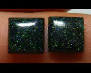 SQUARE BLACK OPAL ANDAMOOKA AUSTRALIA