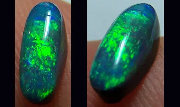 SOLID OPALE NOIRE 0.65 CT AUSTRALIE