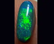 SOLID BLACK OPAL 0.65 CT AUSTRALIA