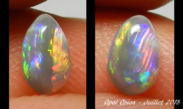 BLACK OPAL 0.45 CT AUSTRALIAN STONE