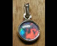 PENDENTIF ARGENT 925 - OPALE TRIPLET
