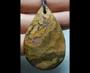 PENDENTIF PIERRE OPALE BOULDER MATRICE