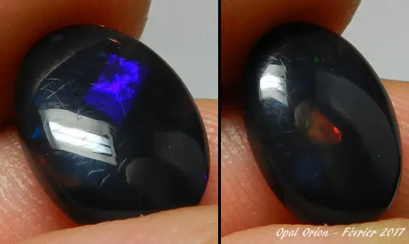 OPALE NOIRE CRISTAL 2.35 CT AUSTRALIE