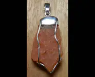 PENDENTIF ARGENT OPALE BRUTE MEXIQUE