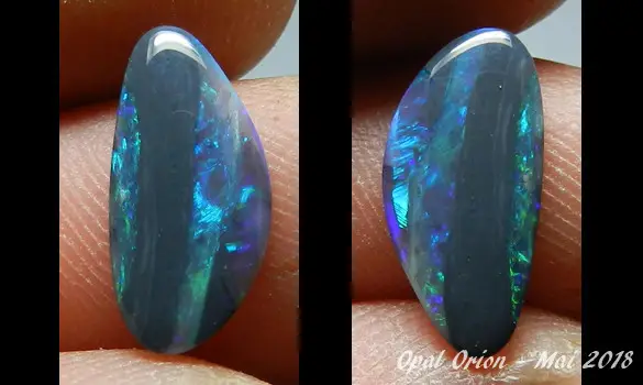 CRYSTAL BLACK OPAL 1.15 CT AUSTRALIA
