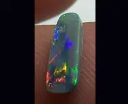 EIFFEL TOWER SOLID BLACK OPAL 0.60 CT