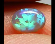 CRYSTAL BLACK OPAL 0.50 CT AUSTRALIA
