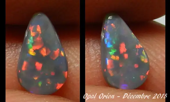 OPALE NOIRE 0.55 CT PIERRE AUSTRALIE