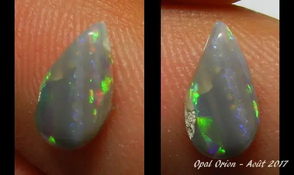 DARK OPAL 0.60 CT AUSTRALIA L. RIDGE
