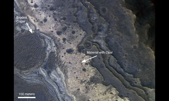 Opale sur Mars Présence eau liquide NASA