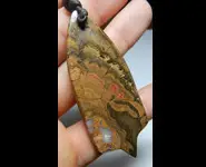 PENDENTIF PIERRE OPALE BOULDER MATRICE