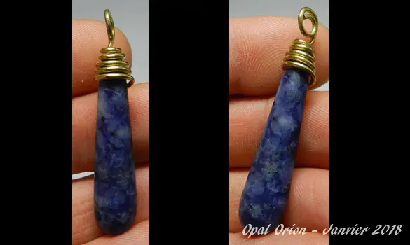 NATURAL SODALITE PENDANT
