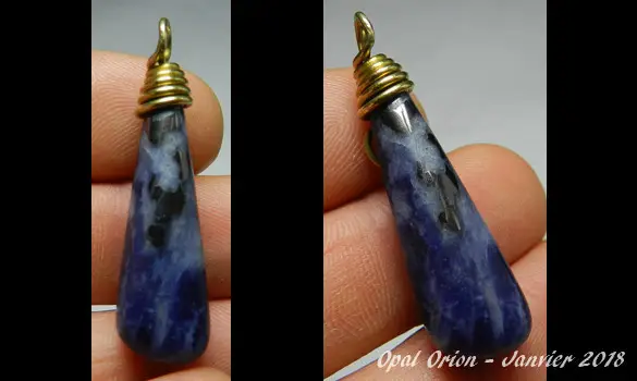 NATURAL SODALITE PENDANT