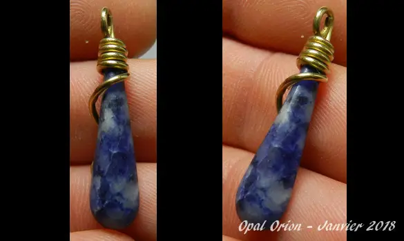 NATURAL SODALITE PENDANT