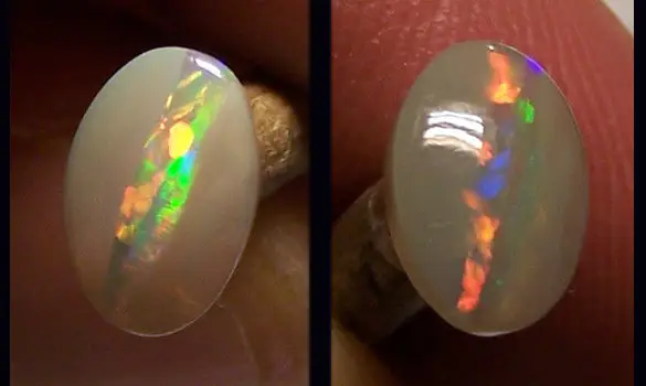 SOLID BLACK OPAL 0.75 CT AUSTRALIA