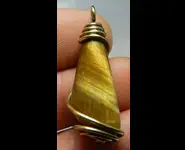 NATURAL TIGER EYE PENDANT