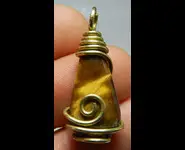 NATURAL TIGER EYE PENDANT