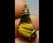 NATURAL TIGER EYE PENDANT