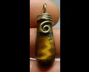 NATURAL TIGER EYE PENDANT