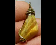NATURAL TIGER EYE PENDANT