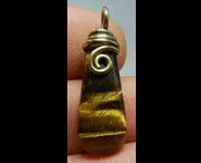 NATURAL TIGER EYE PENDANT