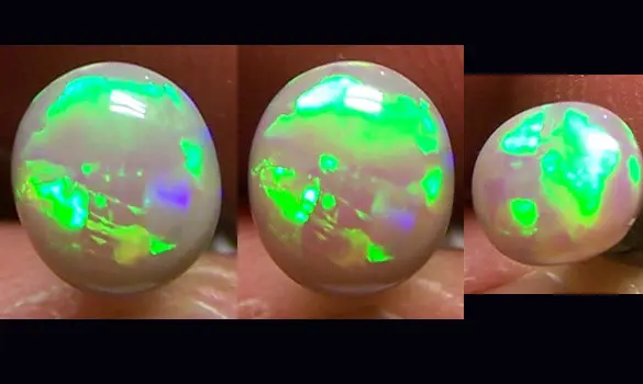 SUPERBE SOLID OPALE NOIRE 1.30 CT