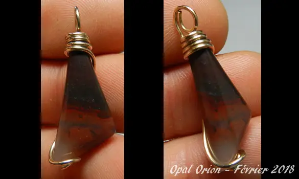 JASPER PENDANT NATURAL STONE