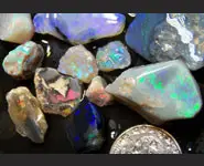 ROUGH BLACK OPAL 279 CT L.RIDGE