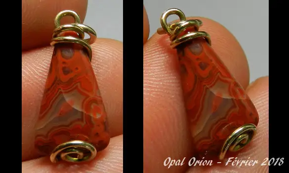 JASPER PENDANT NATURAL STONE