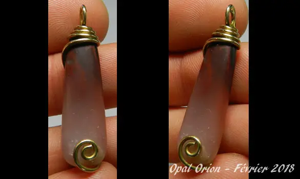 JASPER PENDANT NATURAL STONE