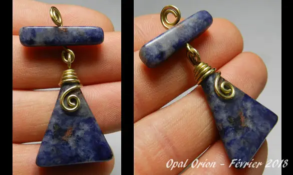 SODALITE PENDANT