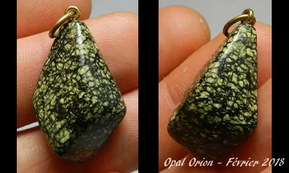 PENDANT MAGNETIC NATURAL SERPENTINE