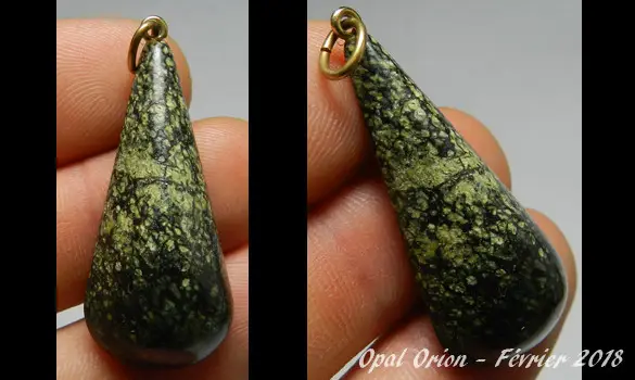 PENDENTIF SERPENTINE PIERRE MAGNETIQUE