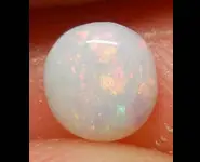 WHITE OPAL 0.55 CT AUSTRALIA C PEDY