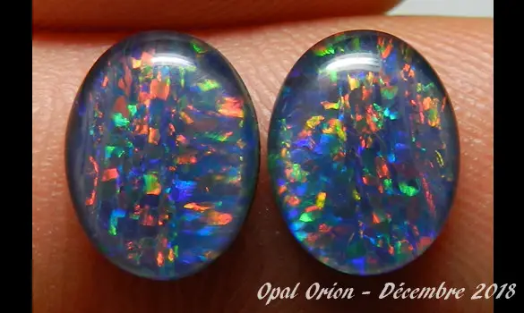 OVAL OPALS TRIPLET 10X8 mm AUSTRALIA