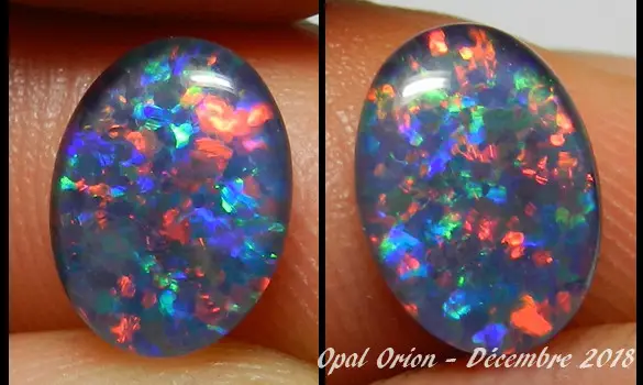 OVAL OPAL TRIPLET 10x8mm AUSTRALIA